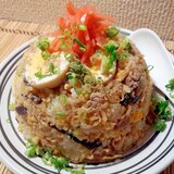 ブタメンで作る本格博多ラーメン風チャーハン